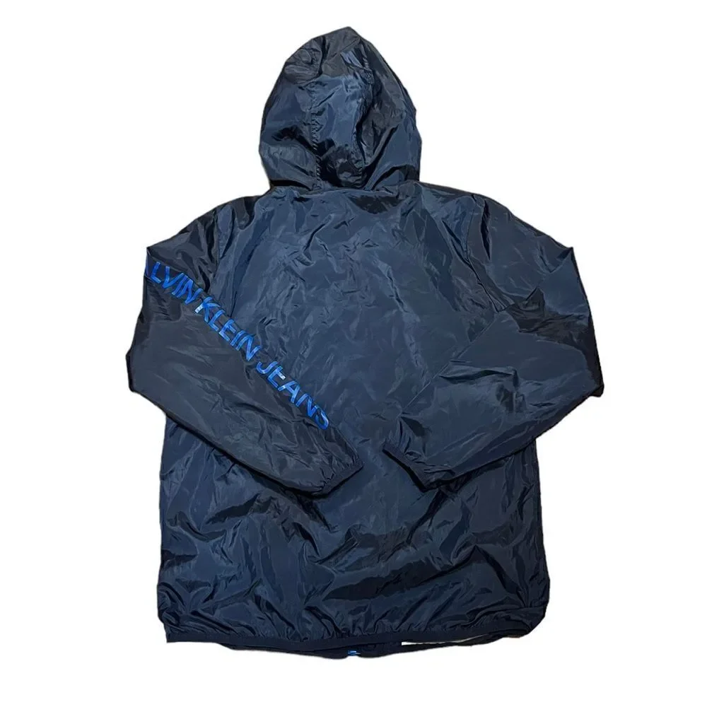 Calvin Klein Jeans Blue‎ Lightweight Jacket, Size YL, EUC